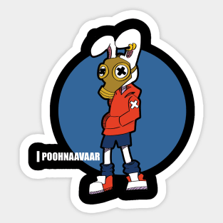 Rabbit Gasmask Graffiti T-shirts Sticker